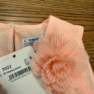 Mayoral Peach Floral Dress